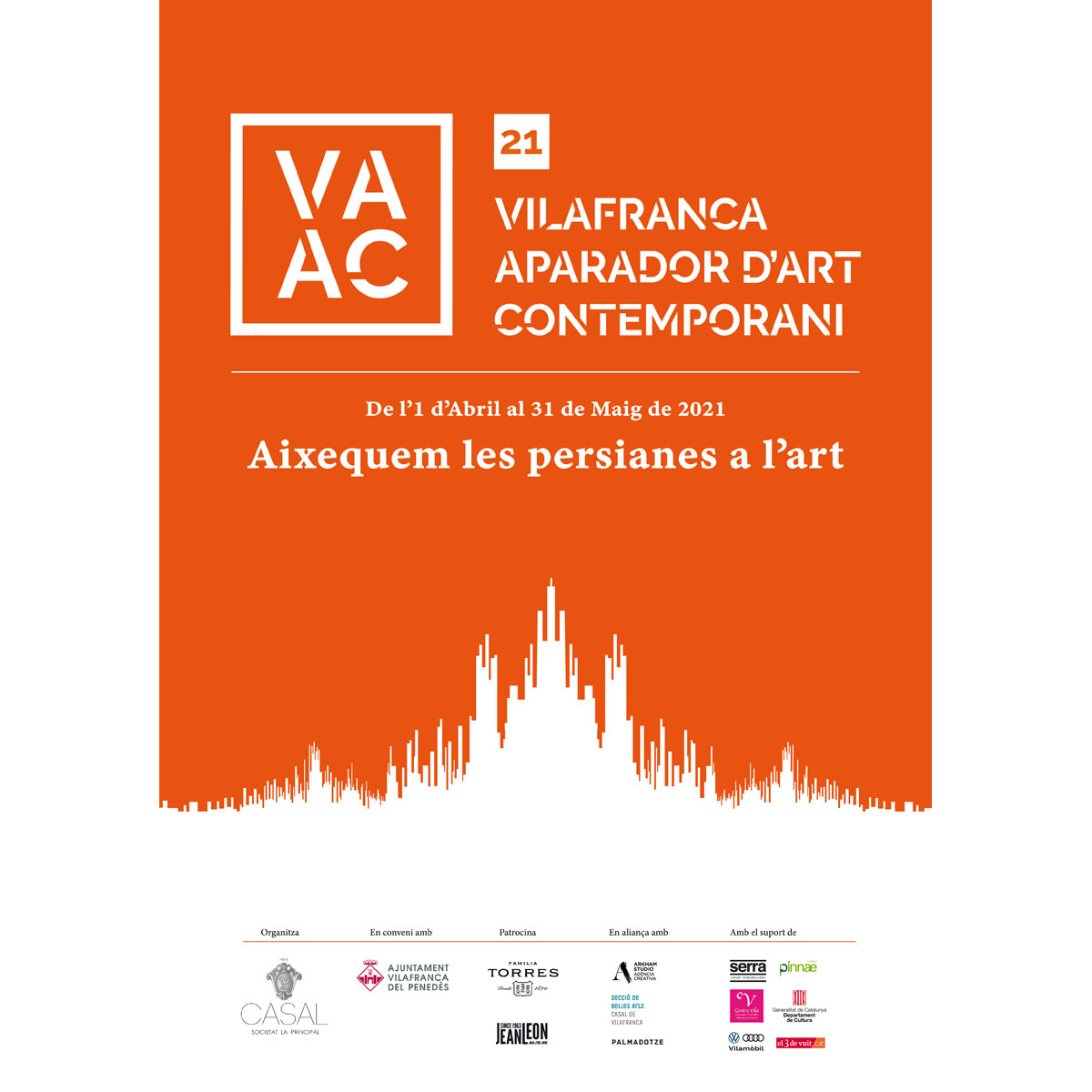 Exhibition announcement Vilafranca Aparador d'Art Contemporani